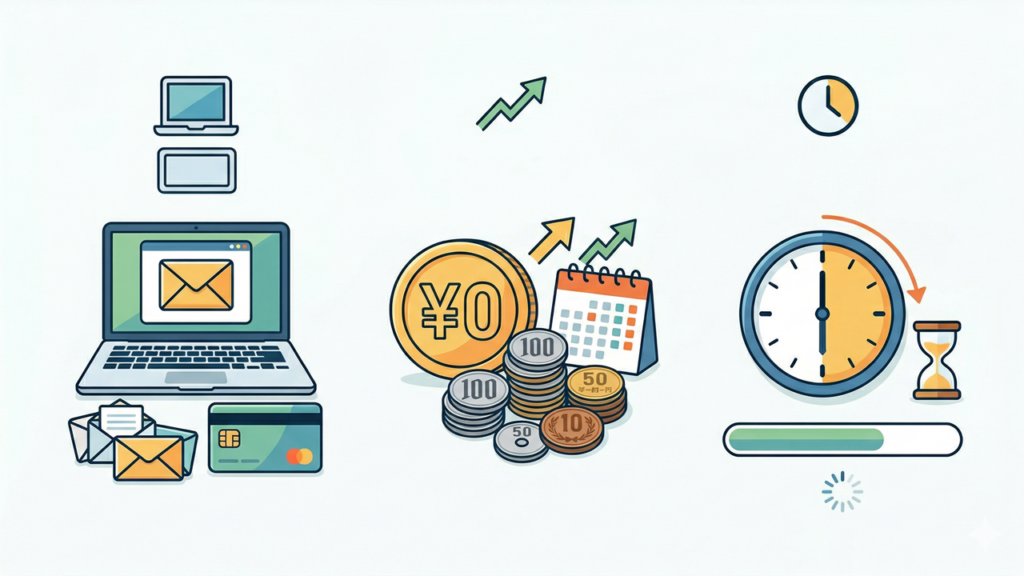 ブログ開設に必要なものと費用・時間の目安